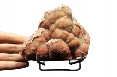 * KWARC RÓŻOWY Z AGATEM NATURALNY INTERESUJĄCY OKAZ NR 2 *
