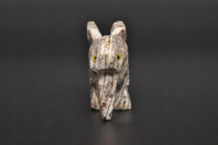 * STEATYT KAMIEŃ MYDLANY PERU FIGURKA PTAK ŚLICZNY JAKO OZDOBA NR 22 *