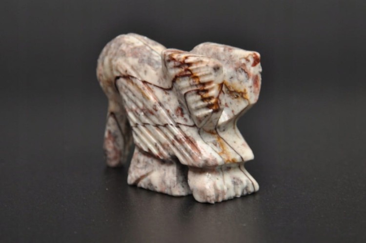 * STEATYT KAMIEŃ MYDLANY PERU FIGURKA PTAK ŚLICZNY JAKO OZDOBA NR 22 *