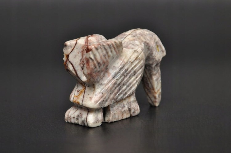 * STEATYT KAMIEŃ MYDLANY PERU FIGURKA PTAK ŚLICZNY JAKO OZDOBA NR 22 *