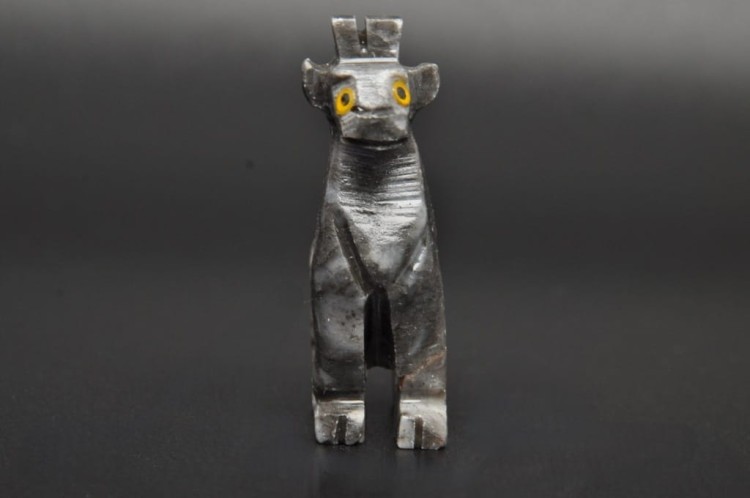 * STEATYT KAMIEŃ MYDLANY PERU FIGURKA ŻYRAFA SŁODKA POLEROWANA FIGURKA 17 *