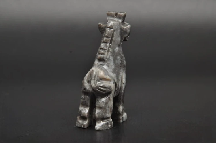 * STEATYT KAMIEŃ MYDLANY PERU FIGURKA ŻYRAFA SŁODKA POLEROWANA FIGURKA 17 *