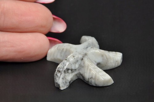 * STEATYT KAMIEŃ MYDLANY FIGURKA ROZGWIAZDA ORYGINALNE RĘKODZIEŁO NR 40 *