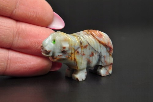 * STEATYT KAMIEŃ MYDLANY FIGURKA OWCA BARDZO DOBRA JAKOŚĆ NR 42 *