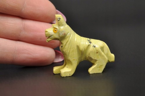 * SERPENTYNIT SERPENTYN FIGURKA WILKA PSA SUPER JAKOŚĆ PIĘKNY KOLOR NR 49 *