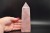 * KWARC RÓŻOWY MADAGASKAR PRZEPIĘKNA RÓŻOWA BARWA SUPER JAKOŚĆ OBELISK NR 3