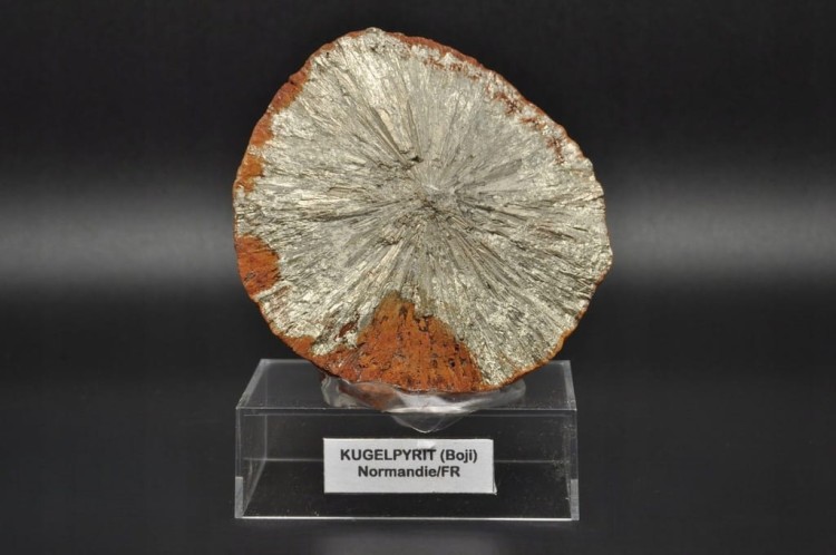 * KULA PIRYTOWA FRANCJA NIESAMOWITY MINERAŁ ZŁOTY KOLOR ŚLICZNY POŁYSK NR 2