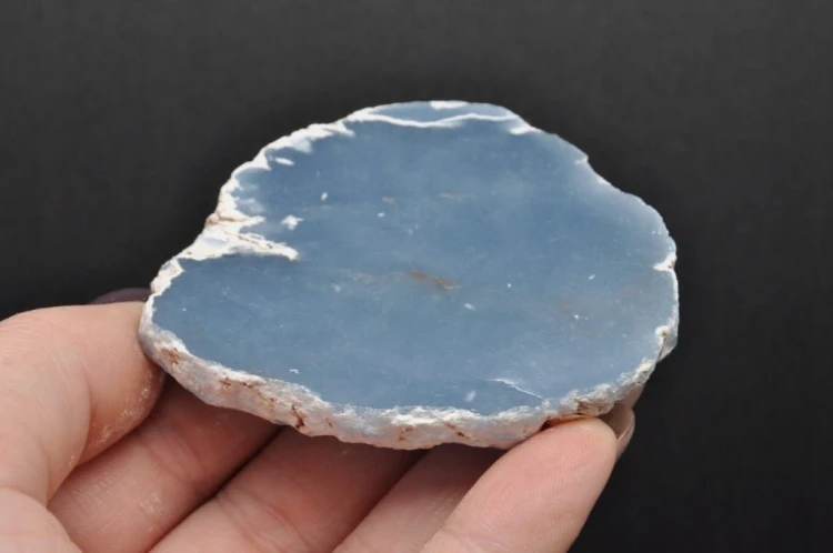 * ANGELIT PERU PŁYTKA NATURALNY MINERAŁ INTERESUJĄCY KSZTAŁT OKAZ NR 8 *