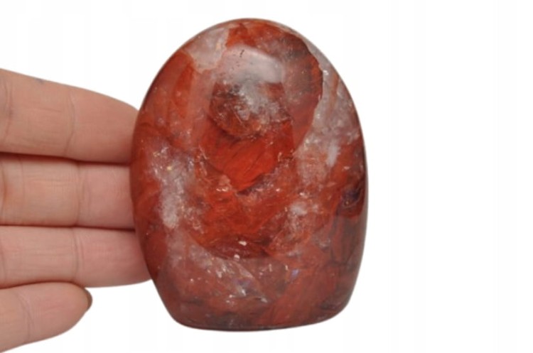* KWARC Z HEMATYTEM FANTASTYCZNY DO DEKORACJI PIĘKNY MINERAŁ NR 10 *