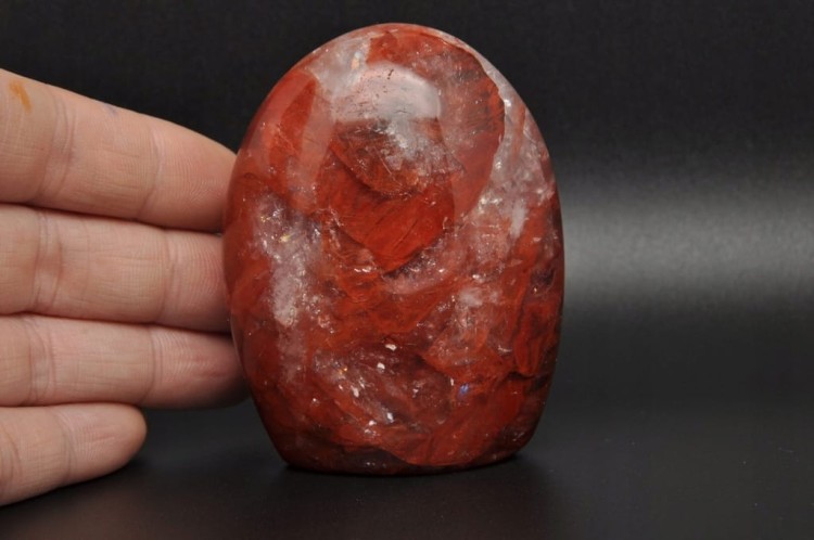 * KWARC Z HEMATYTEM FANTASTYCZNY DO DEKORACJI PIĘKNY MINERAŁ NR 10 *