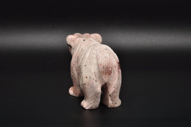 * STEATYT KAMIEŃ MYDLANY FIGURKA NIEDŹWIEDŹ JASNA BARWA EKSTRA JAKOŚĆ NR 3