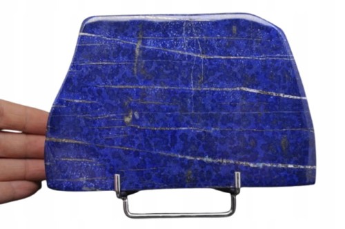 * LAPIS LAZULI ZŁOTE DROBINKI PIRYTU PRAWIE 1KG DUŻY ZJAWISKOWY MINERAŁ 1 *