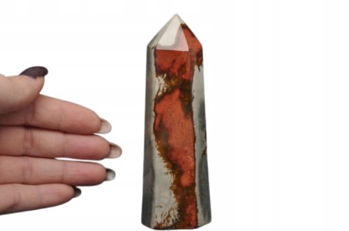 * JASPIS POLICHROMOWY SUPER WIEŻA OBELISK DOSKONAŁY DO KOLEKCJI NR 5 *