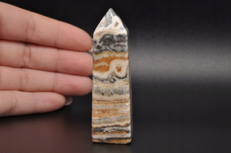 * KALCYT ZEBRA PAKISTAN OBELISK WIEŻA IDEALNA DO DEKORACJI NR 1 *