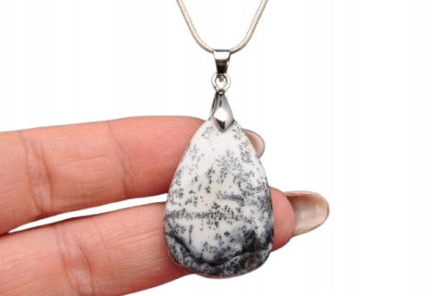 * OPAL DENDRYTOWY ZAWIESZKA KAMIEŃ NATURALNY EFEKTOWNY WZÓR NR 5 *