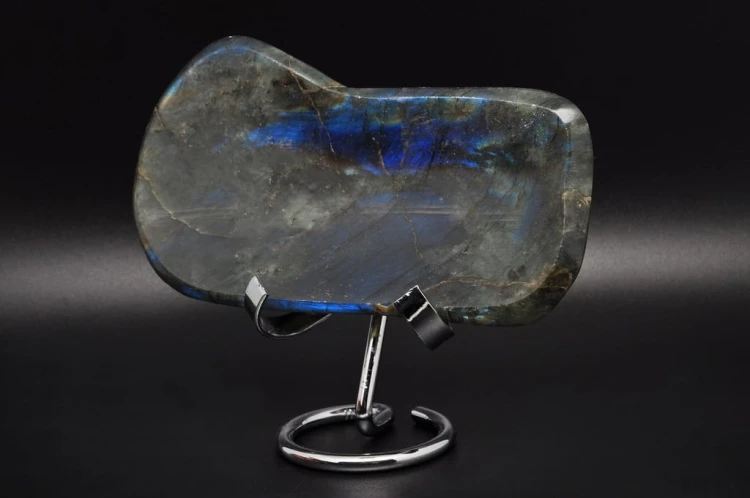 * LABRADORYT DOSKONAŁA MISKA ZJAWISKOWY BŁYSK ELEGANCKI MINERAŁ NR 2 *