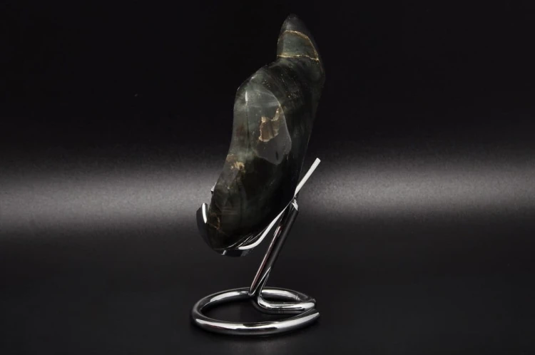 * LABRADORYT DOSKONAŁA MISKA ZJAWISKOWY BŁYSK ELEGANCKI MINERAŁ NR 2 *