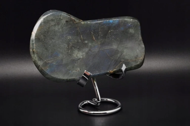 * LABRADORYT DOSKONAŁA MISKA ZJAWISKOWY BŁYSK ELEGANCKI MINERAŁ NR 2 *