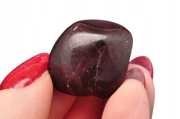 * GRANAT BRAZYLIA PERFEKCYJNY POLER SUPER KOLOR OKAZ MINERAŁ NR 6 *