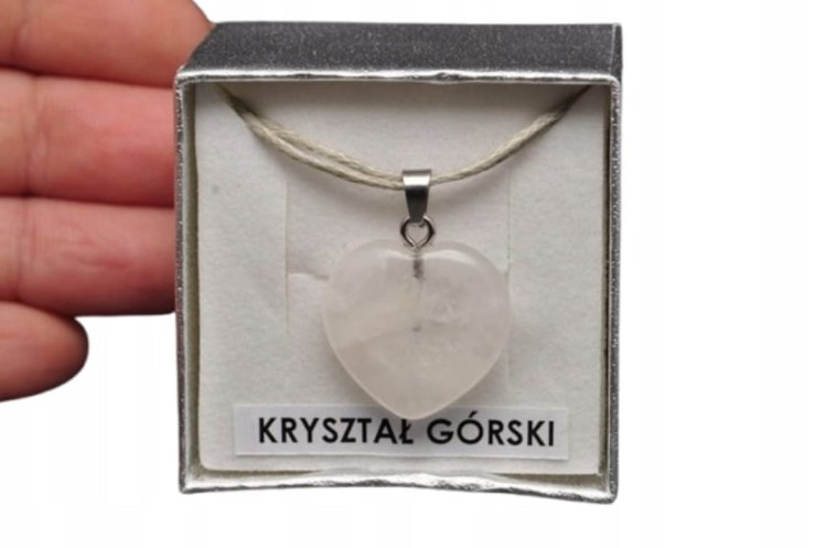 * KRYSZTAŁ GÓRSKI SERCE MAŁE UROCZE SERDUSZKO ZJAWISKOWA ZAWIESZKA OKAZ 56