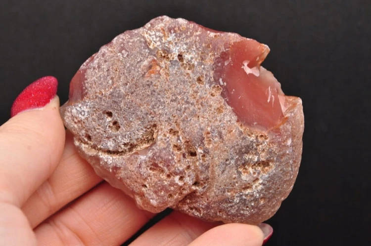 * KARNEOL BRAZYLIA SUROWY MINERAŁ NATURALNY PIĘKNY KOLOR NR 9 XL *
