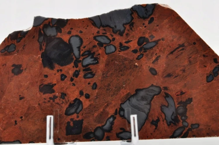 * OBSYDIAN MAHONIOWY ARMENIA PŁYTKA DOSKONAŁA JAKOŚĆ NATURALNY MINERAŁ 2 *