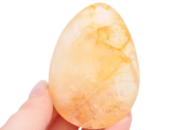 * KWARC Z LIMONITEM DOSKONAŁY DO MASAŻU DELIKATNA BARWA MINERAŁ NR 1 *