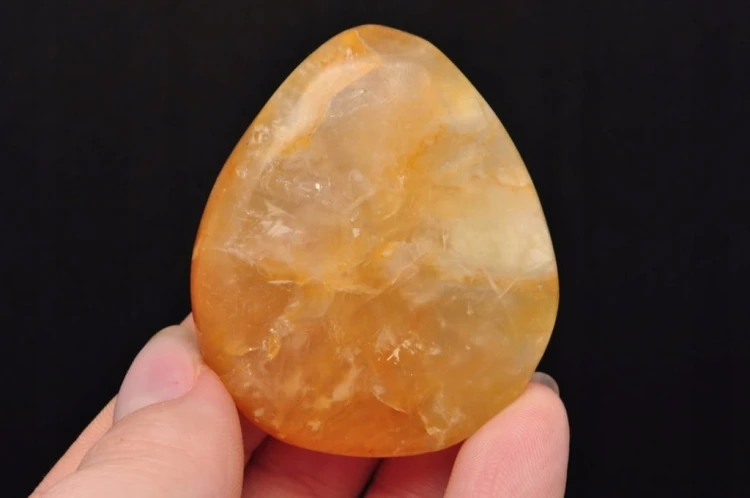 * KWARC Z LIMONITEM KAMIEŃ IDEALNY DO MASAŻU DOBRA JAKOŚĆ NR 3 *