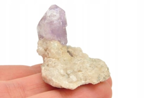 * AMETYST KRYSZTAŁ NA MATRIXIE MEKSYK PRZEPIĘKNY MINERAŁ NR 1 *