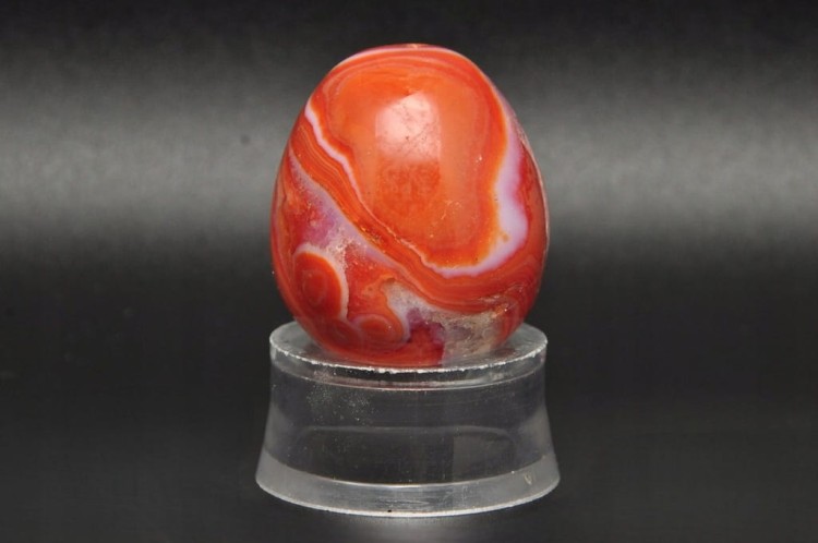 * KARNEOL MADAGASKAR MAŁE UROCZE JAJKO DOSKONAŁE JAKO PREZENT NR EGG75 *