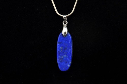 * LAPIS LAZULI WYJĄTKOWA ZAWIESZKA GŁĘBOKA BARWA NR 3 *