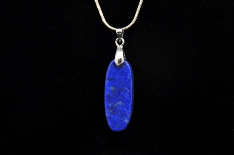 * LAPIS LAZULI WYJĄTKOWA ZAWIESZKA GŁĘBOKA BARWA NR 3 *
