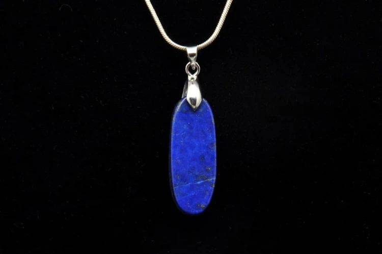 * LAPIS LAZULI WYJĄTKOWA ZAWIESZKA GŁĘBOKA BARWA NR 3 *