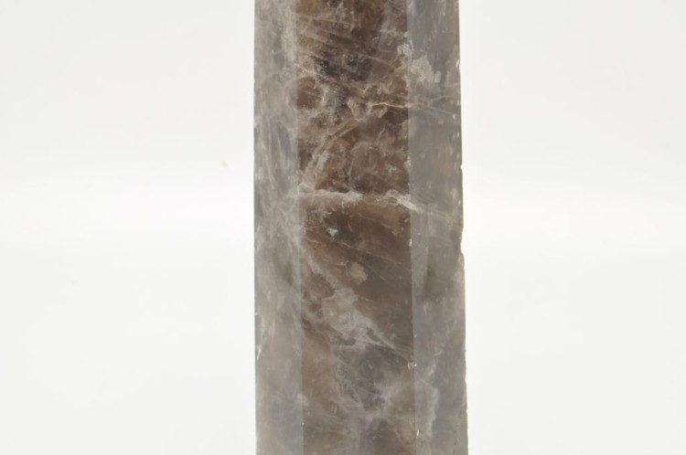 * KWARC DYMNY BRAZYLIA OBELISK PIĘKNA WIEŻA SZLIFOWANA KAMIEŃ NR 3 *
