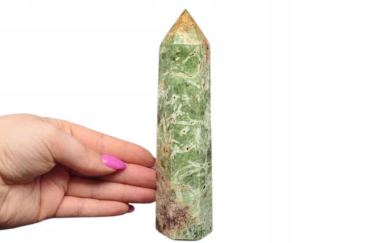 * CHRYZOOPAL OPAL PRAZOWY ZJAWISKOWY OBELISK ŚLICZNA WIEŻA PIĘKNY WZÓR NR 1