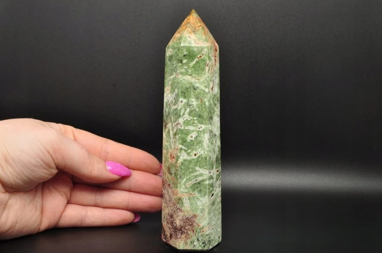 * CHRYZOOPAL OPAL PRAZOWY ZJAWISKOWY OBELISK ŚLICZNA WIEŻA PIĘKNY WZÓR NR 1