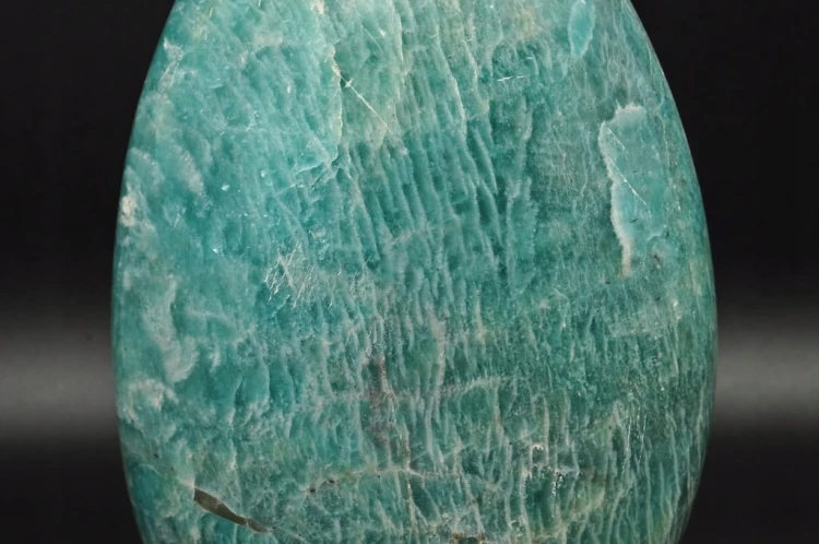 * AMAZONIT MADAGASKAR STOJĄCY MINERAŁ ŚCIĘTA PODSTAWA PIĘKNY KSZTAŁT NR 4 *