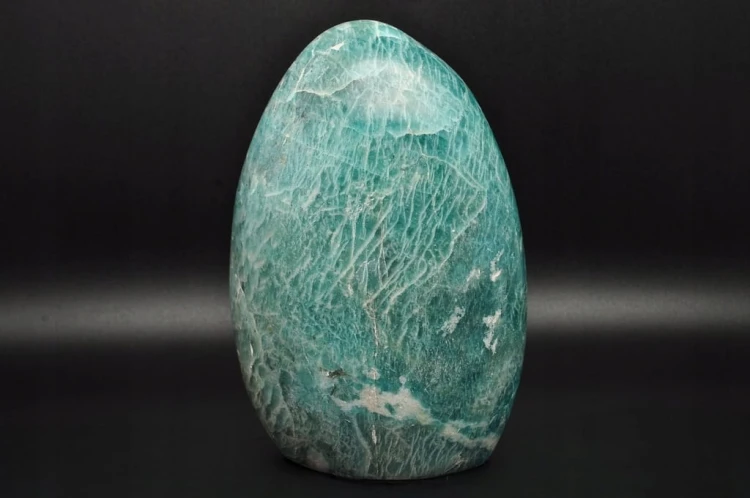 * AMAZONIT MADAGASKAR STOJĄCY MINERAŁ ŚCIĘTA PODSTAWA PIĘKNY KSZTAŁT NR 4 *