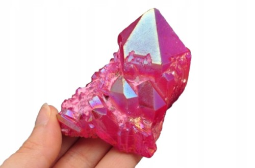 * KWARC RÓŻOWY PINK AURA KRYSZTAŁ GÓRSKI BRAZYLIA UROCZY MINERAŁ NR 13 *