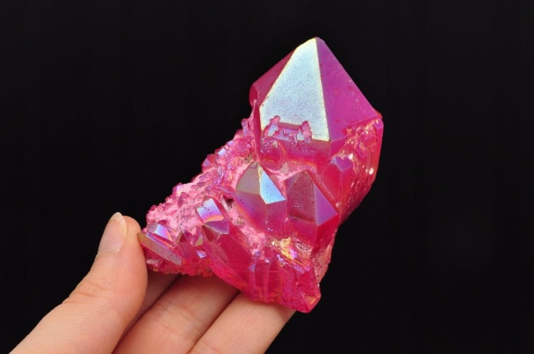 * KWARC RÓŻOWY PINK AURA KRYSZTAŁ GÓRSKI BRAZYLIA UROCZY MINERAŁ NR 13 *