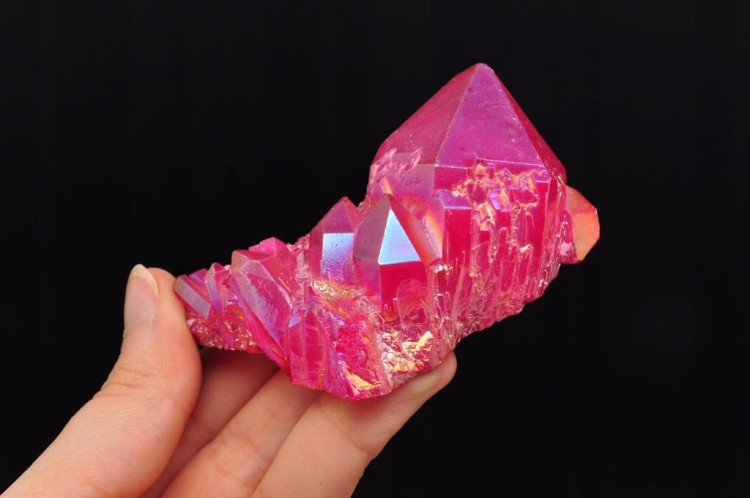 * KWARC RÓŻOWY PINK AURA KRYSZTAŁ GÓRSKI BRAZYLIA UROCZY MINERAŁ NR 13 *