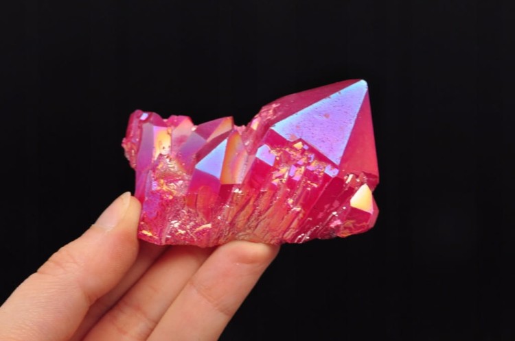 * KWARC RÓŻOWY PINK AURA KRYSZTAŁ GÓRSKI BRAZYLIA UROCZY MINERAŁ NR 13 *