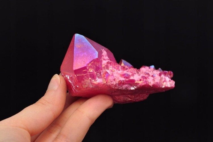 * KWARC RÓŻOWY PINK AURA KRYSZTAŁ GÓRSKI BRAZYLIA UROCZY MINERAŁ NR 13 *