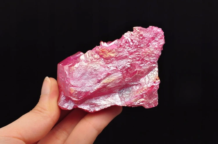 * KWARC RÓŻOWY PINK AURA KRYSZTAŁ GÓRSKI BRAZYLIA UROCZY MINERAŁ NR 13 *