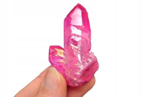 * KWARC RÓŻOWY PINK AURA KRYSZTAŁ GÓRSKI BRAZYLIA ŚLICZNY KAMIEŃ NR 10 *