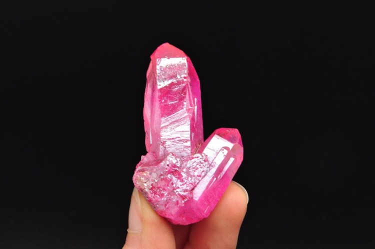 * KWARC RÓŻOWY PINK AURA KRYSZTAŁ GÓRSKI BRAZYLIA ŚLICZNY KAMIEŃ NR 10 *