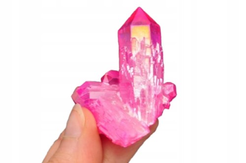 * KWARC RÓŻOWY PINK AURA KRYSZTAŁ GÓRSKI BRAZYLIA INTENSYWNA BARWA NR 9 *
