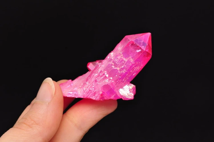 * KWARC RÓŻOWY PINK AURA KRYSZTAŁ GÓRSKI BRAZYLIA INTENSYWNA BARWA NR 9 *