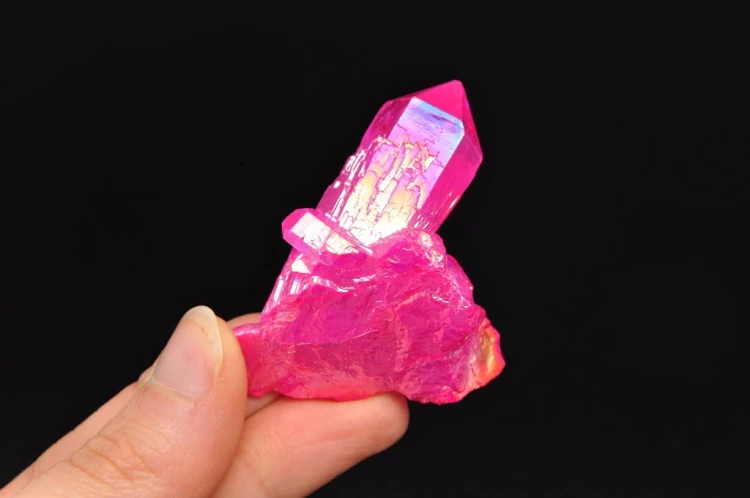 * KWARC RÓŻOWY PINK AURA KRYSZTAŁ GÓRSKI BRAZYLIA INTENSYWNA BARWA NR 9 *