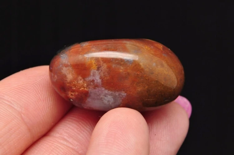 * AGAT SARDONYKS SARDONYX BRAZYLIA WIELOKOLOROWY MINERAŁ JAKO OZDOBA NR 2 *